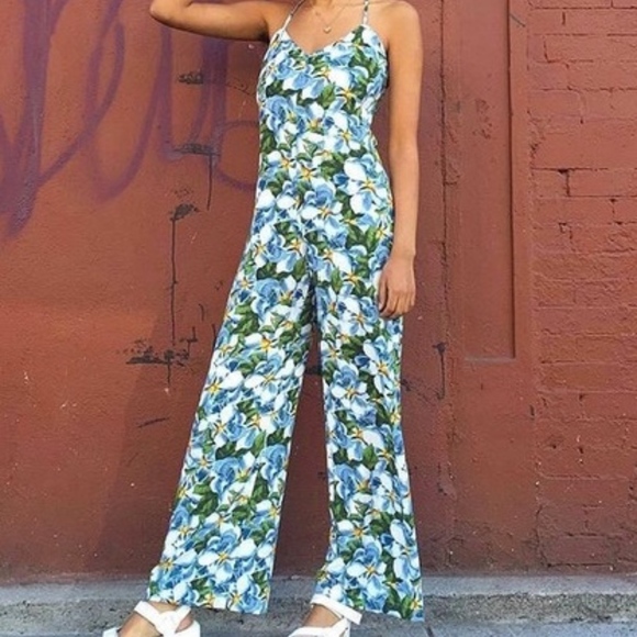 American Apparel Dresses & Skirts - Americal Apparel Floral Jumpsuit
